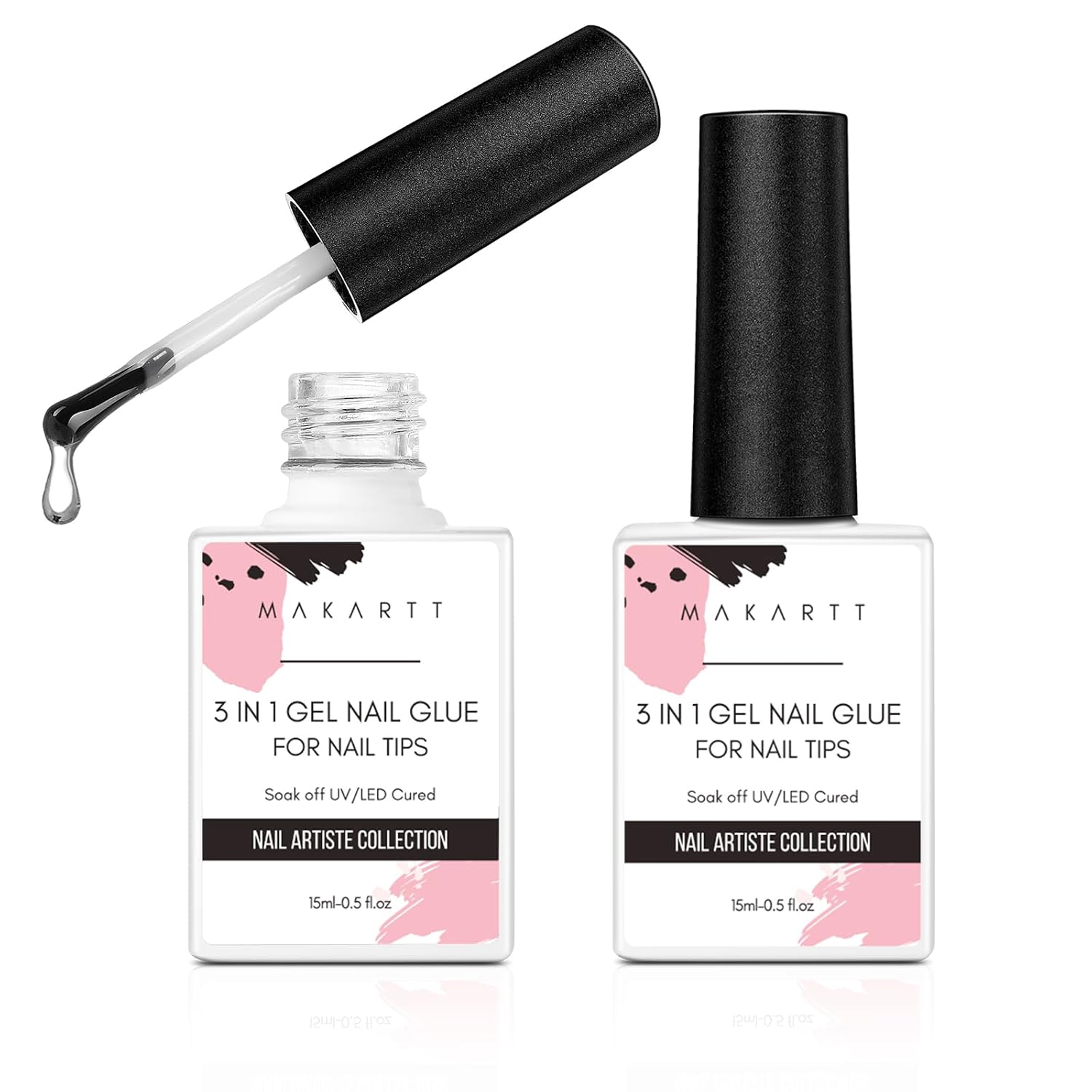 3-in-1 Gel Nail Glue: Long-Lasting UV Bonder for Tips & Extensions