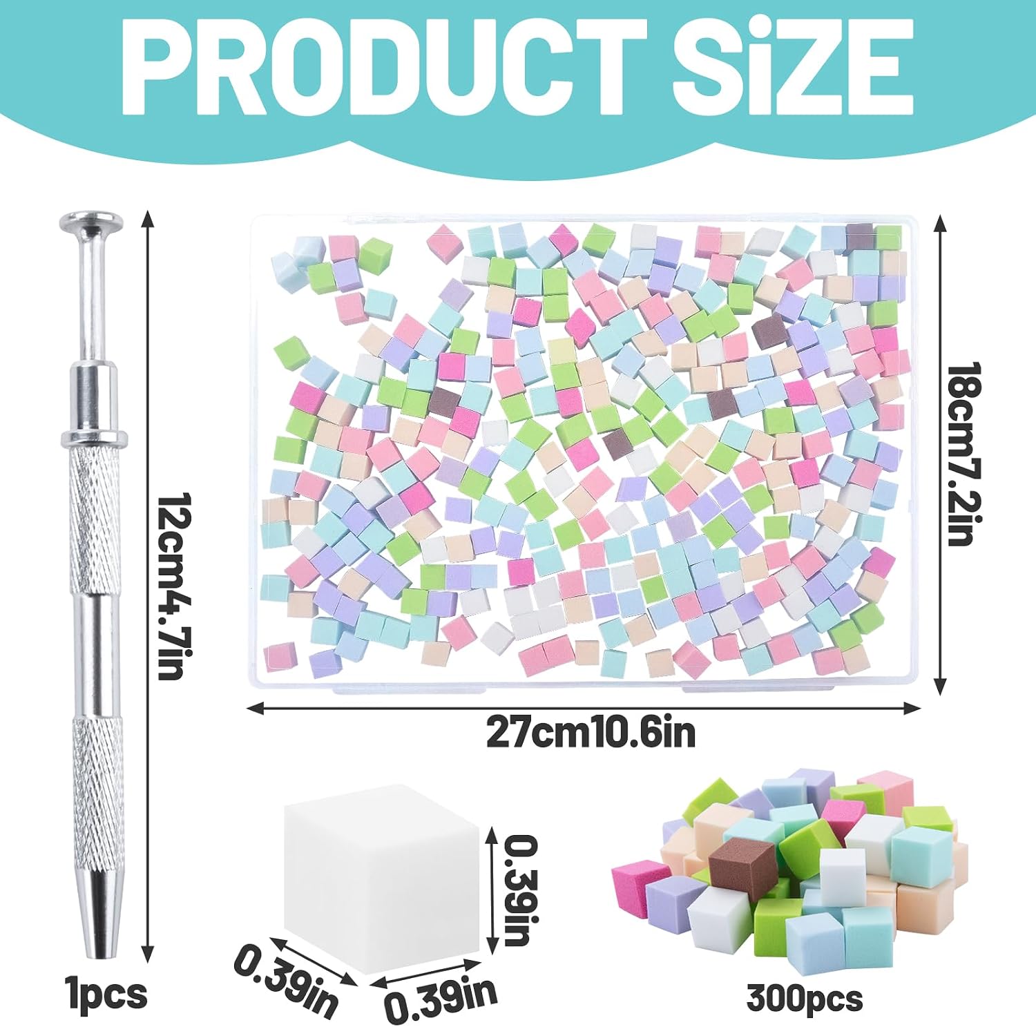 nail ombre sponge kit for gradient manicures at home