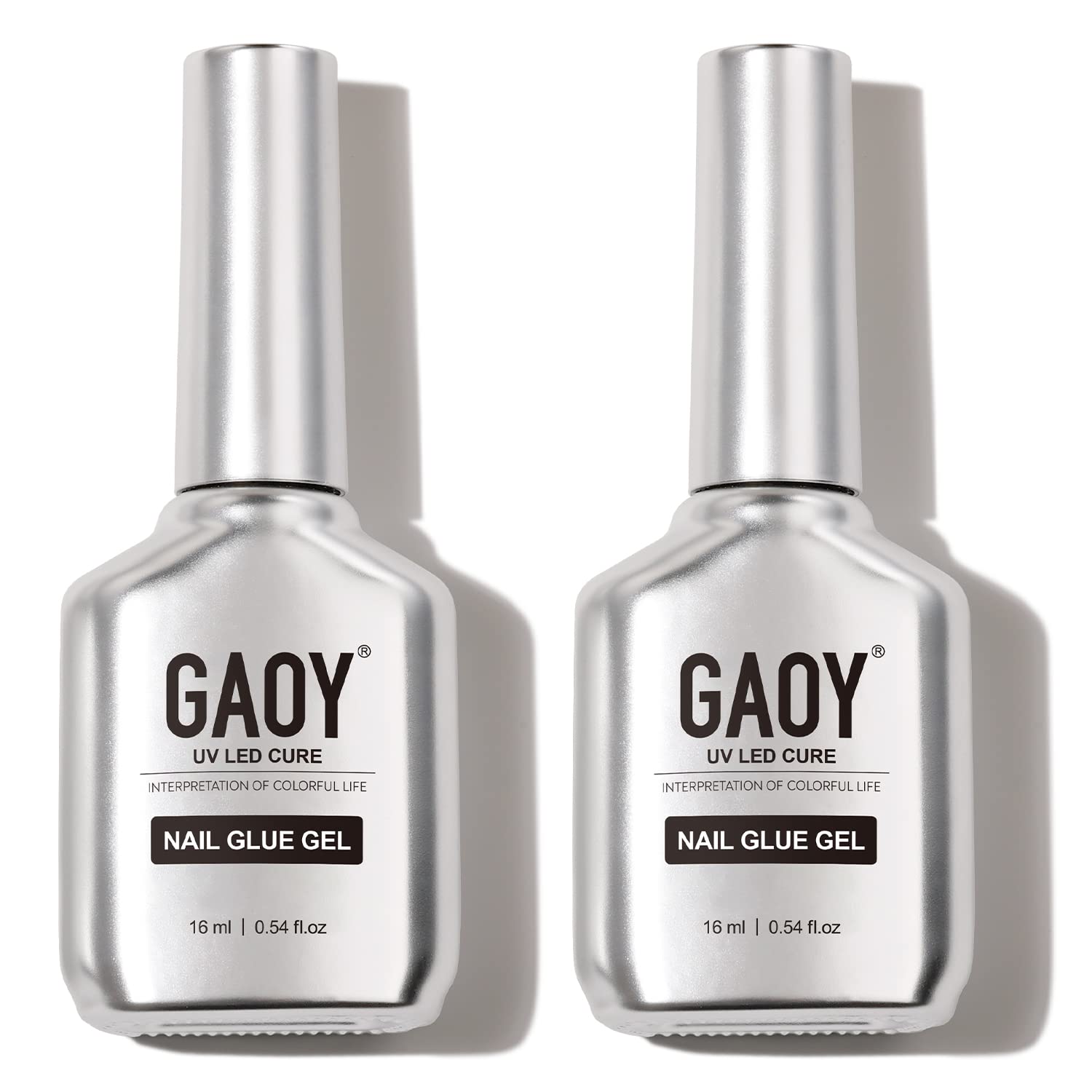 UV gel nail glue for press-ons — 2-in-1 base gel