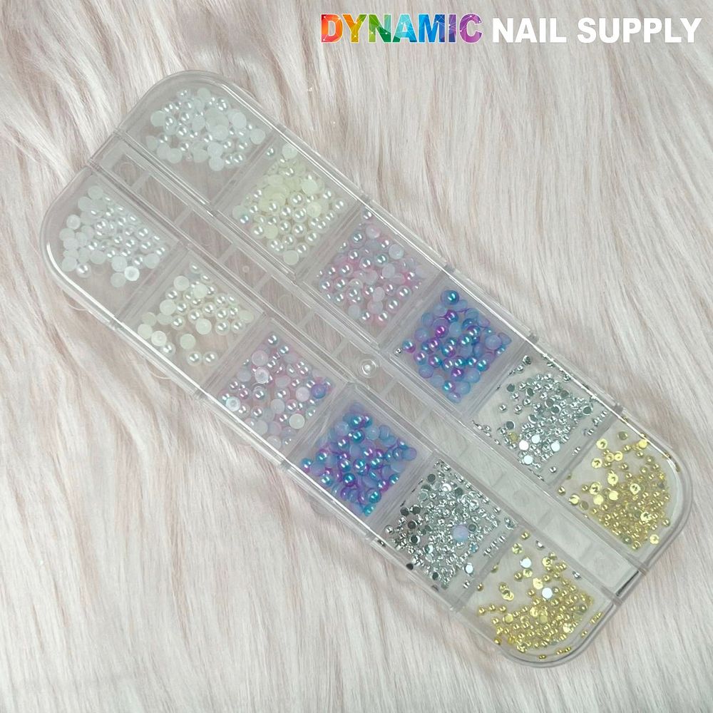 Pearl and Metallic Nail Charms: Salon Buyer’s Guide